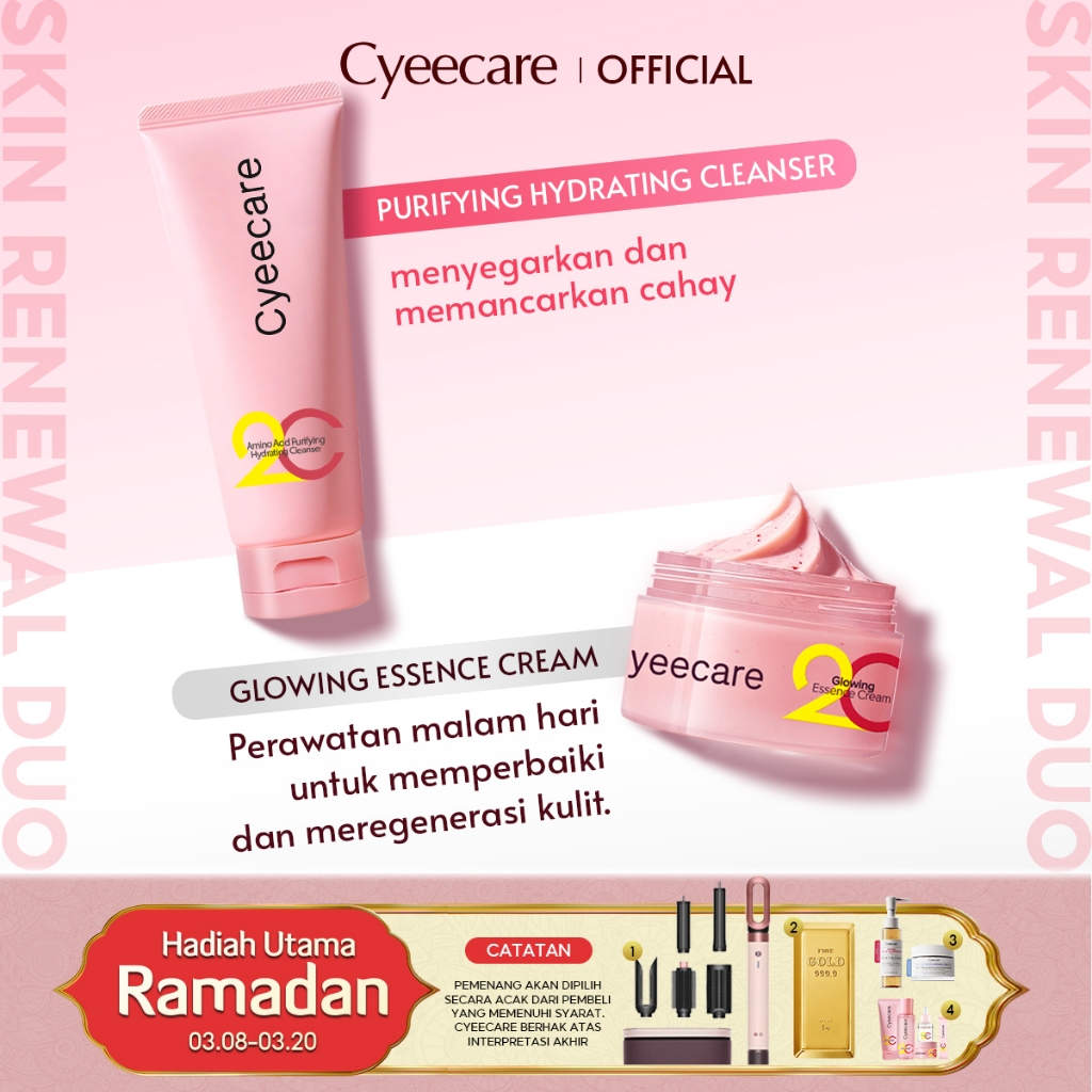 Jual Cyeecare Amino Acid Purifying Hydrating cleanser 70g+Glowing ...