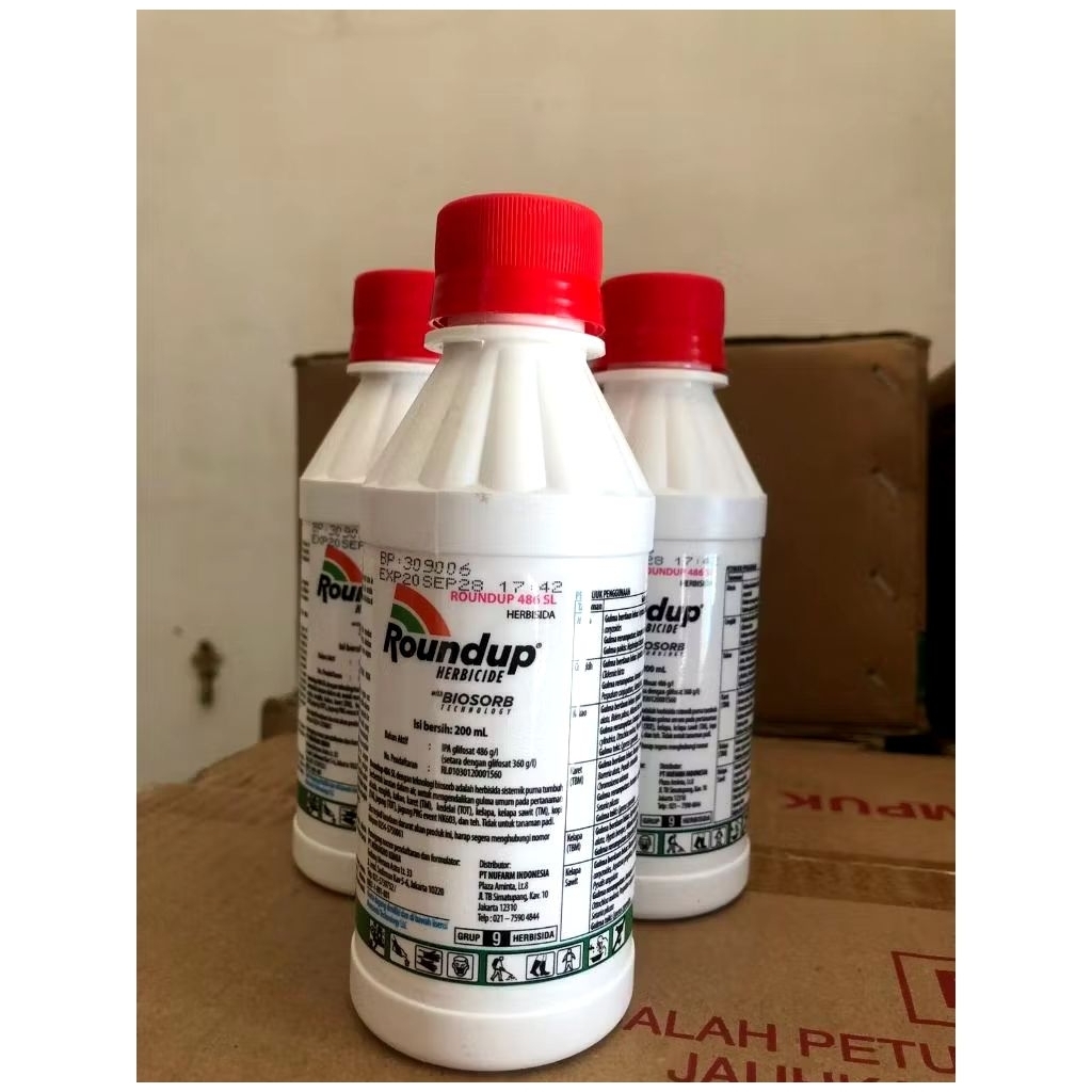 Jual Roundup Herbisida obat pembasmi rumput liar gulma sampai ke akar ...