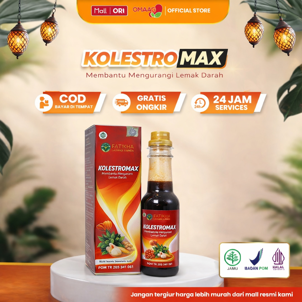 KOLESTROMAX - Obat Kolestrol & Asam Urat | MADU KOLESTROMAX
