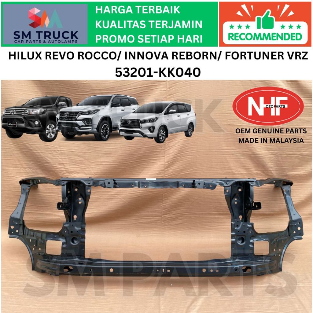 Jual (OEM MALAYSIA) BULLHEAD PANEL LAMPU RADIATOR INNOVA REBORN HILUX ...