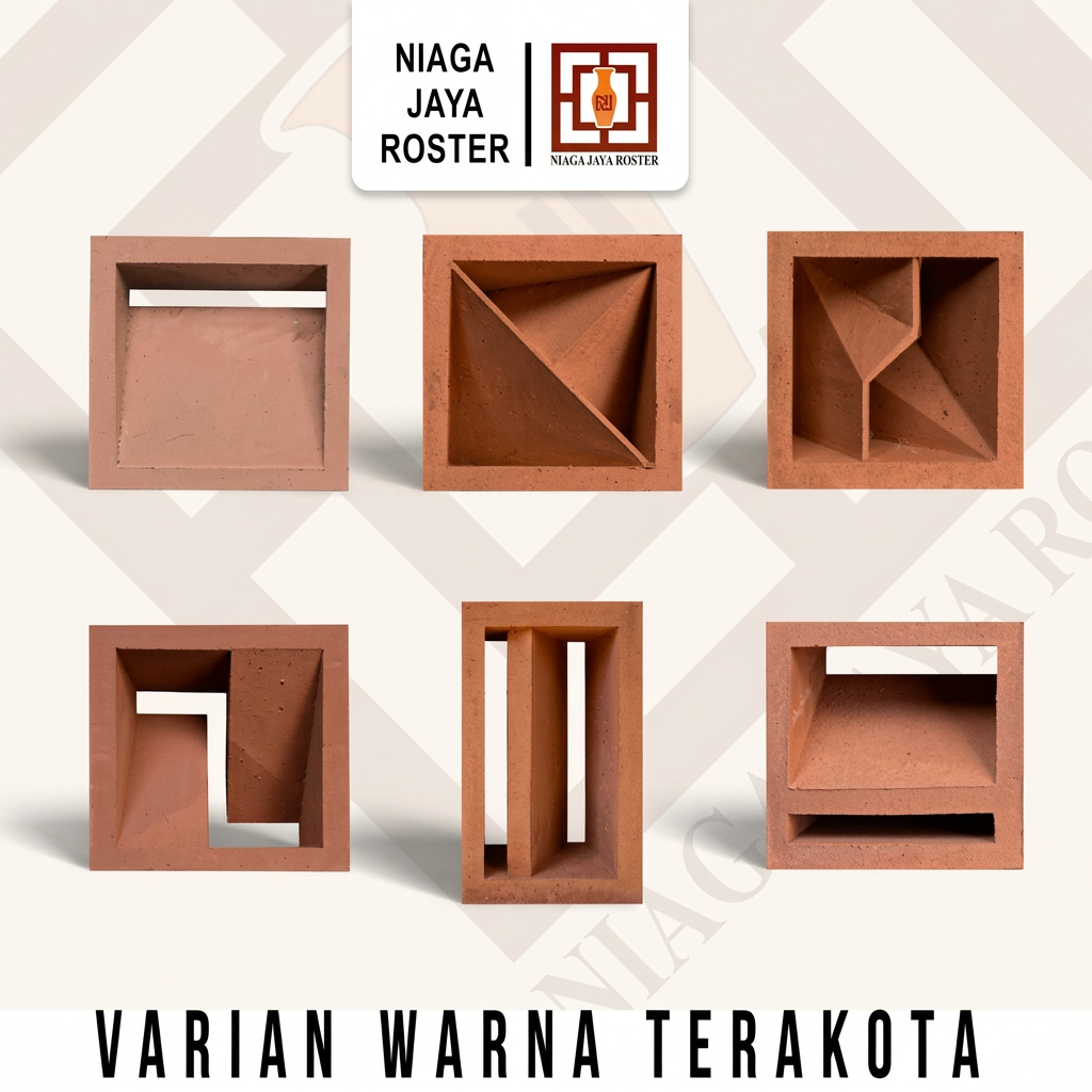 Jual NIAGA JAYA ROSTER - Roster Beton Minimalis | Merah Terakota ...