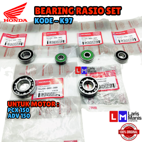 Jual BEARING RASIO SET HONDA K97 | HONDA PCX 150, ADV 150 ORIGINAL ...