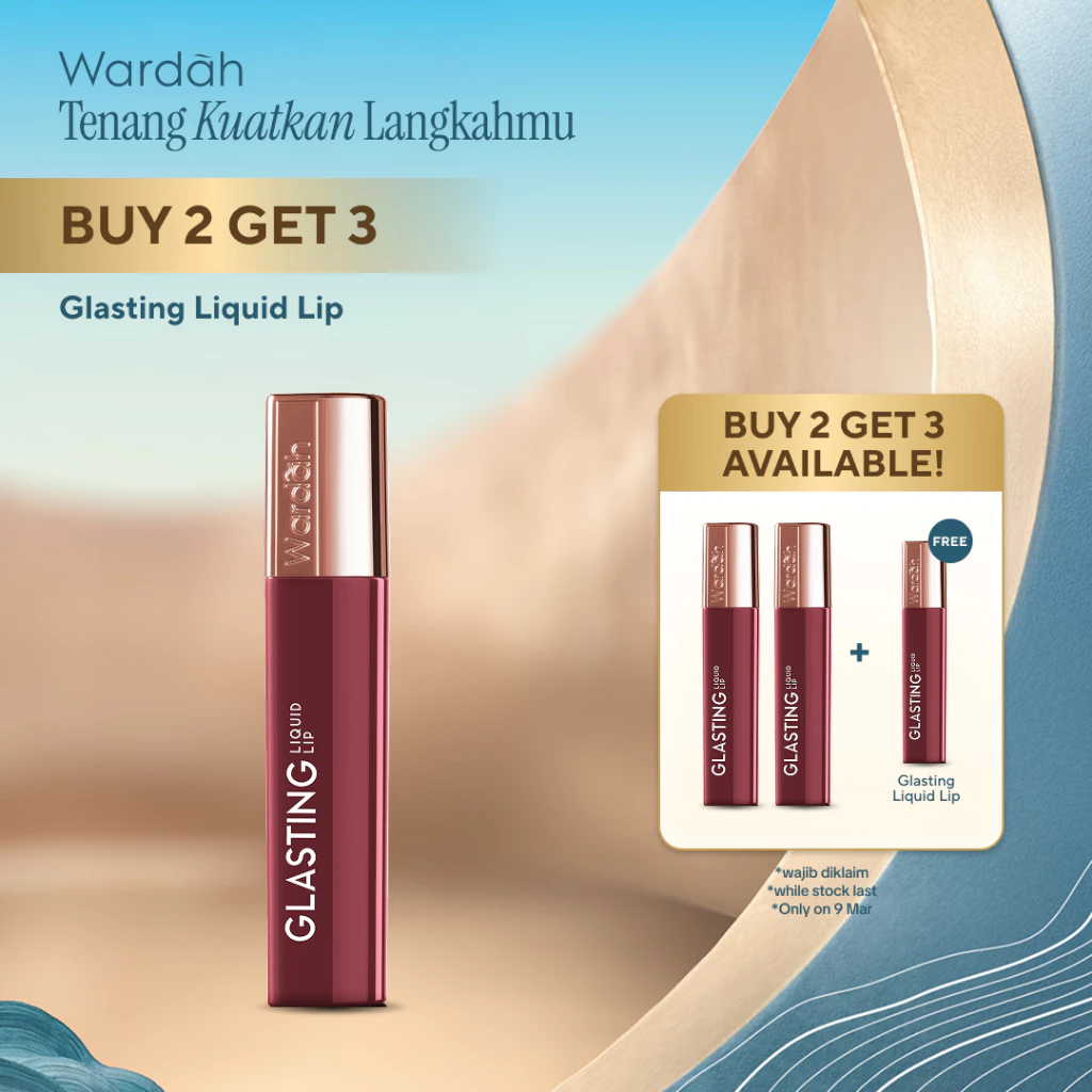 Pratinjau Wardah Lip Cream Glossy Glasting Liquid Lip Hi-Pigmented Glass Color