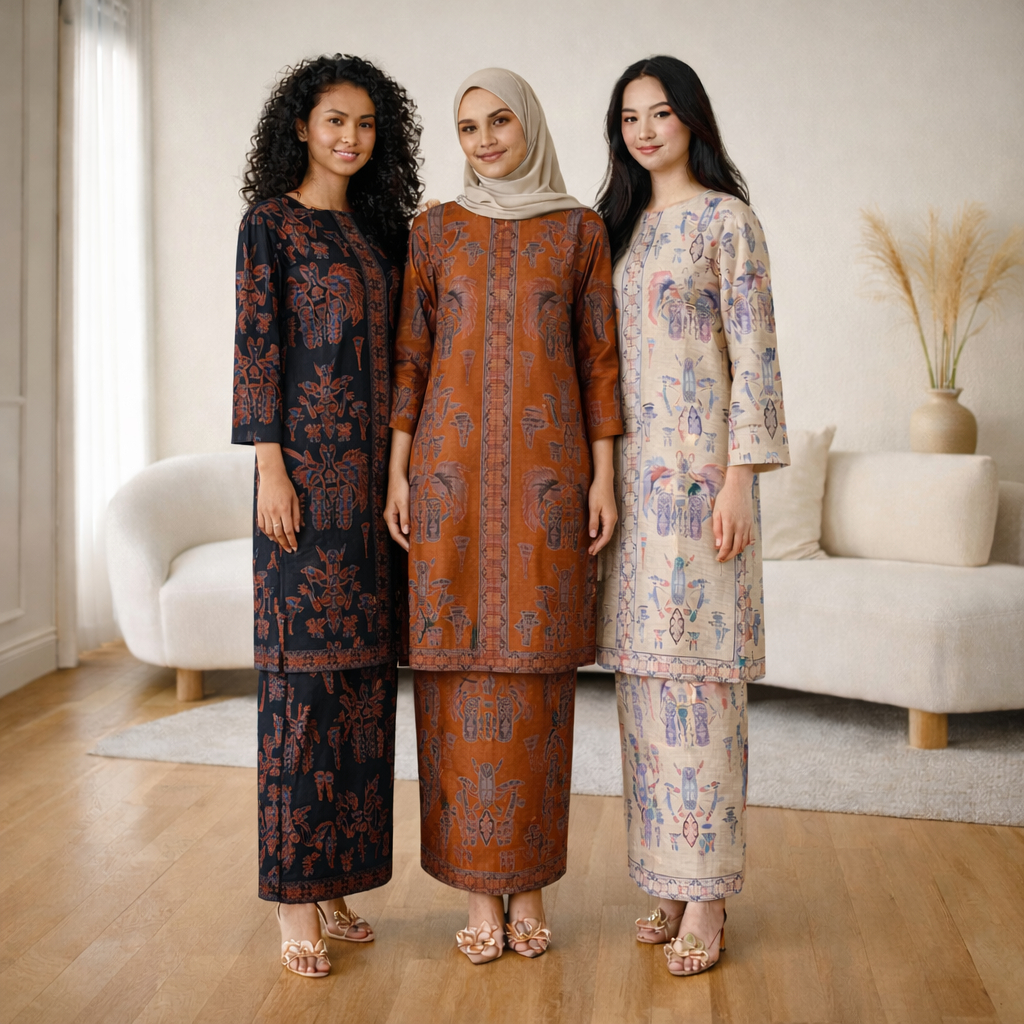 Jual Lausboutique-Tajul Set-Seri Papua-One set Batik Premium Dobby ...