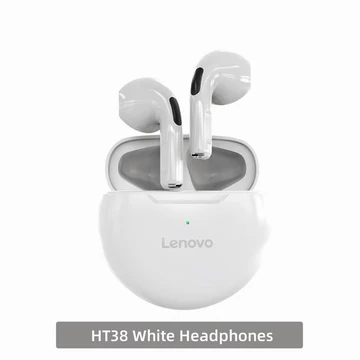 Lenovo HT38 TWS Bluetooth Earphone With Mic Stereo Noice Reduction Waterproof Sweatproof