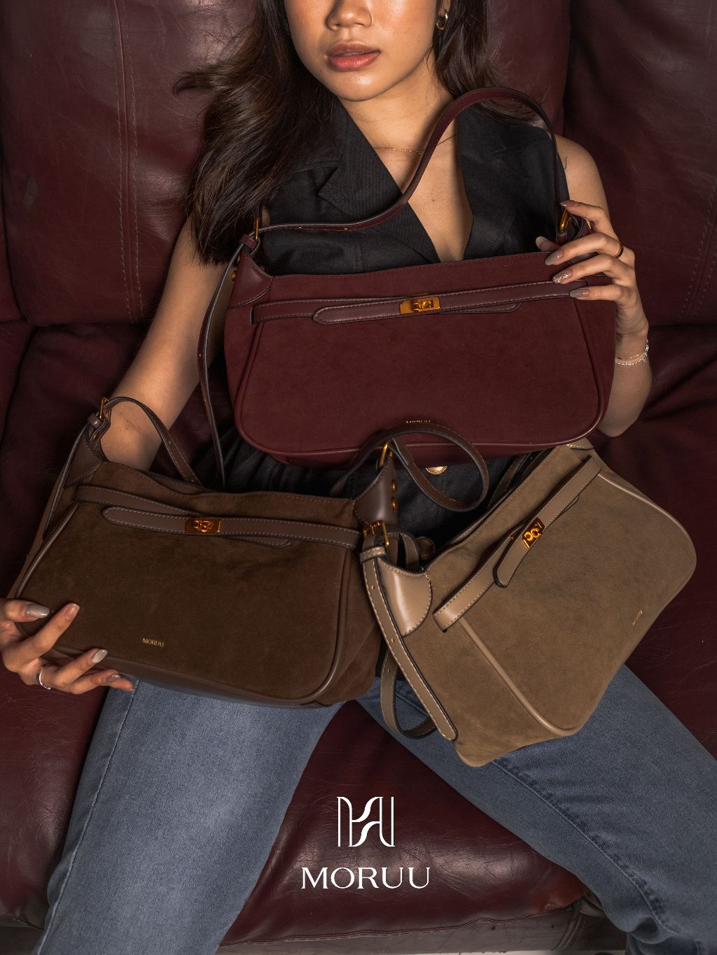 Jual MORUU - Serra Bag - Tas Shoulderbag Bahu Wanita | Shopee Indonesia