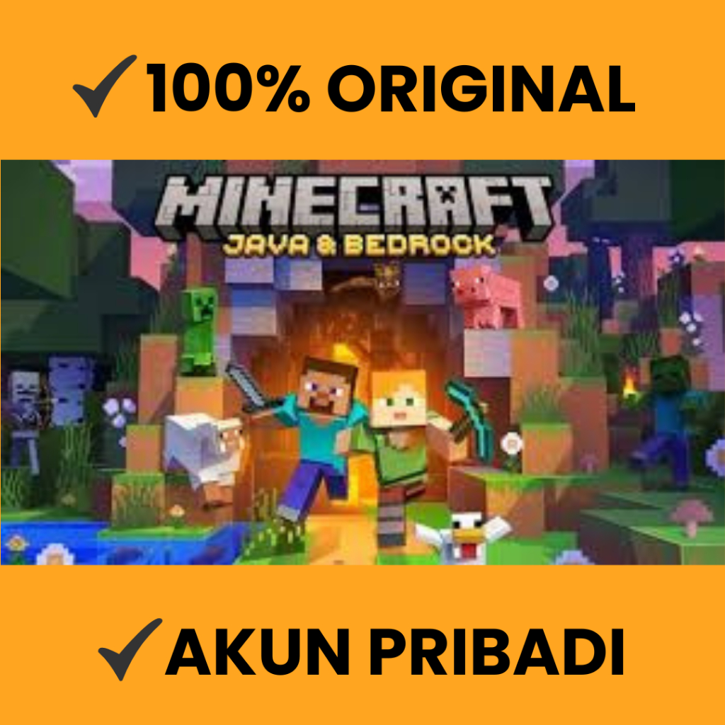 Jual Minecraft : Java & Bedrock Edition PC - Key ORIGINAL Windows Store ...