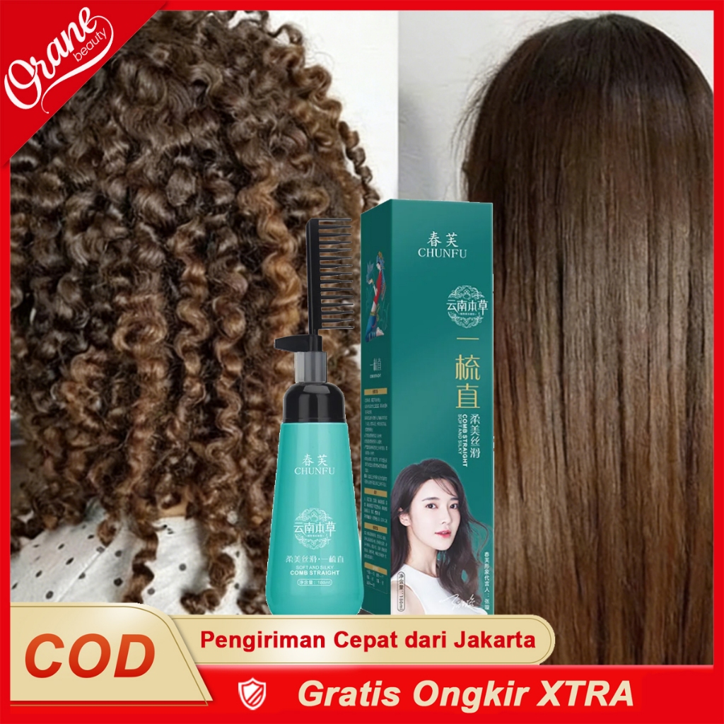Jual Oranebeauty 180ml pelurus rambut tanpa catok pinkypinky permanen ...