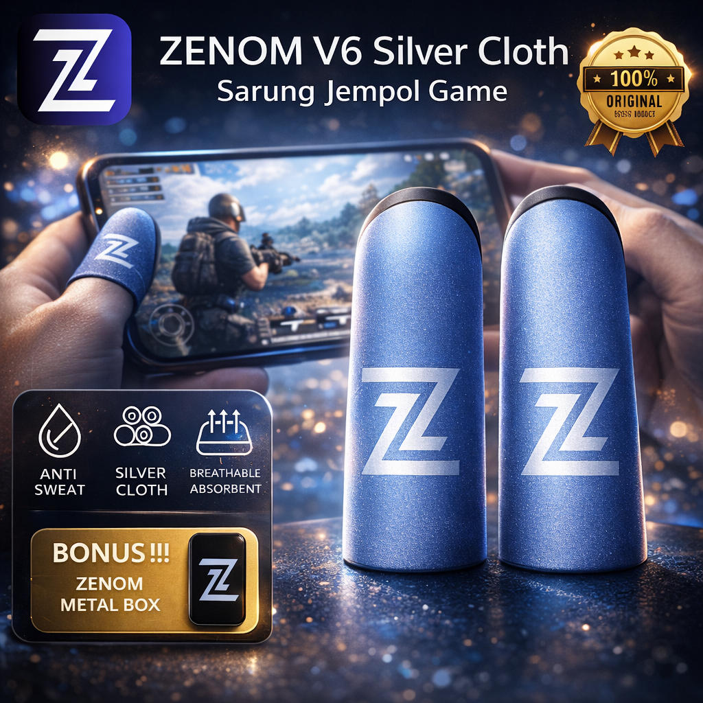 Jual ZENOM V6 Sarung Jempol Gaming Elastis - Super Responsif, Anti ...