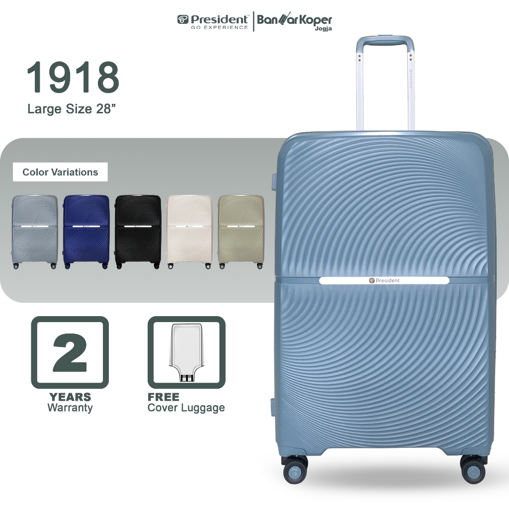 Jual President 1918 Original Koper Large 28 Inch Hardcase PP TSA ...