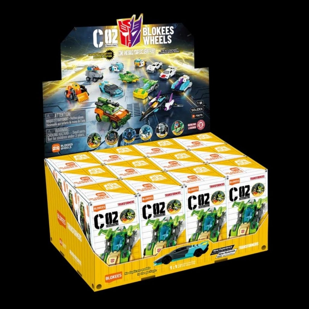Jual [READY STOCK] BLOKEES WHEELS TRANSFORMERS C02 | C01 | 1 Set