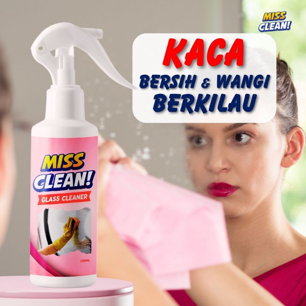 Jual Miss Clean Pembersih Kaca Semprot Anti Noda Tanpa Bekas Untuk ...