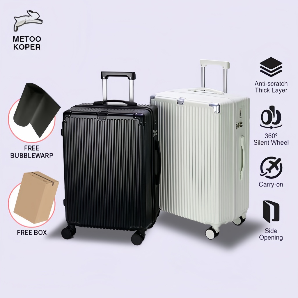 Jual Metoo Koper Kabin & Bagasi Travel Ringan Awet Kode 379 Koper 18 20 ...