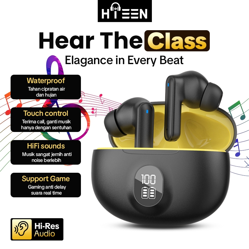 Hieen TWS Gaming Earbuds Bluetooth 5.3 Low Latency