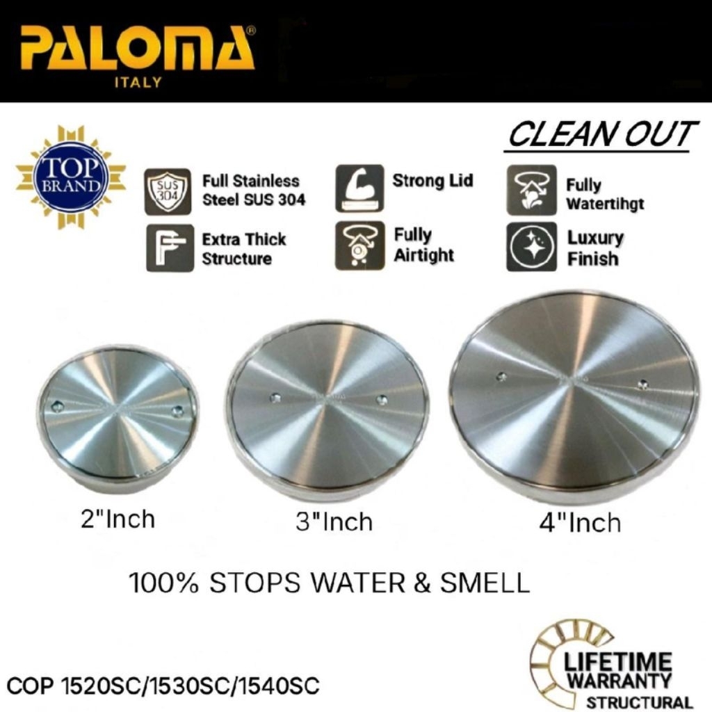 Jual CLEAN OUT PALOMA COP STAINLESS STEEL SUS 304 - 2