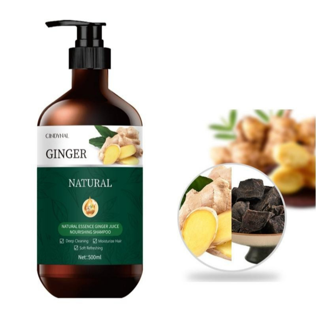 YZKMSKIN - Shampo Jahe Ginger Herbal 500ml Shampoo Perawatan Rambut