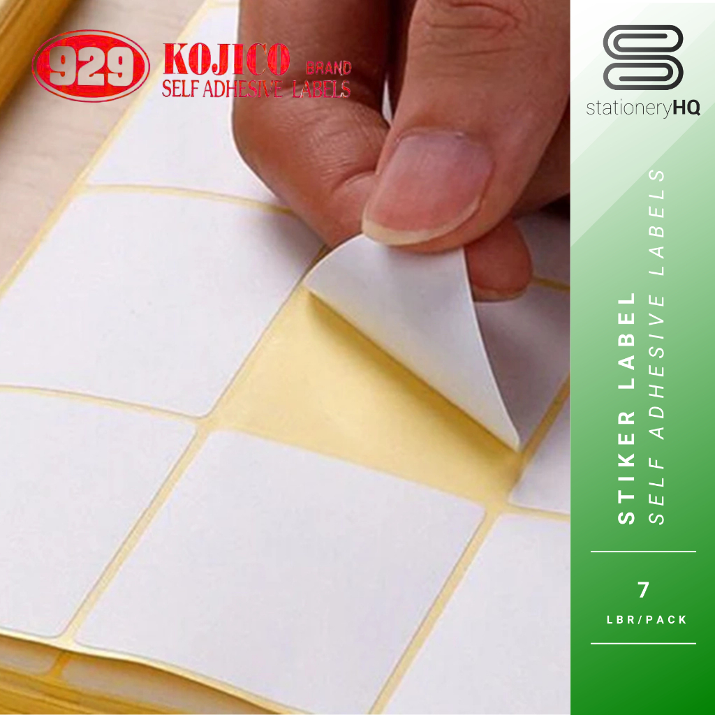 Jual Kojico 929 Sticker Label Harga Semua Ukuran, Design Menarik, Mudah ...