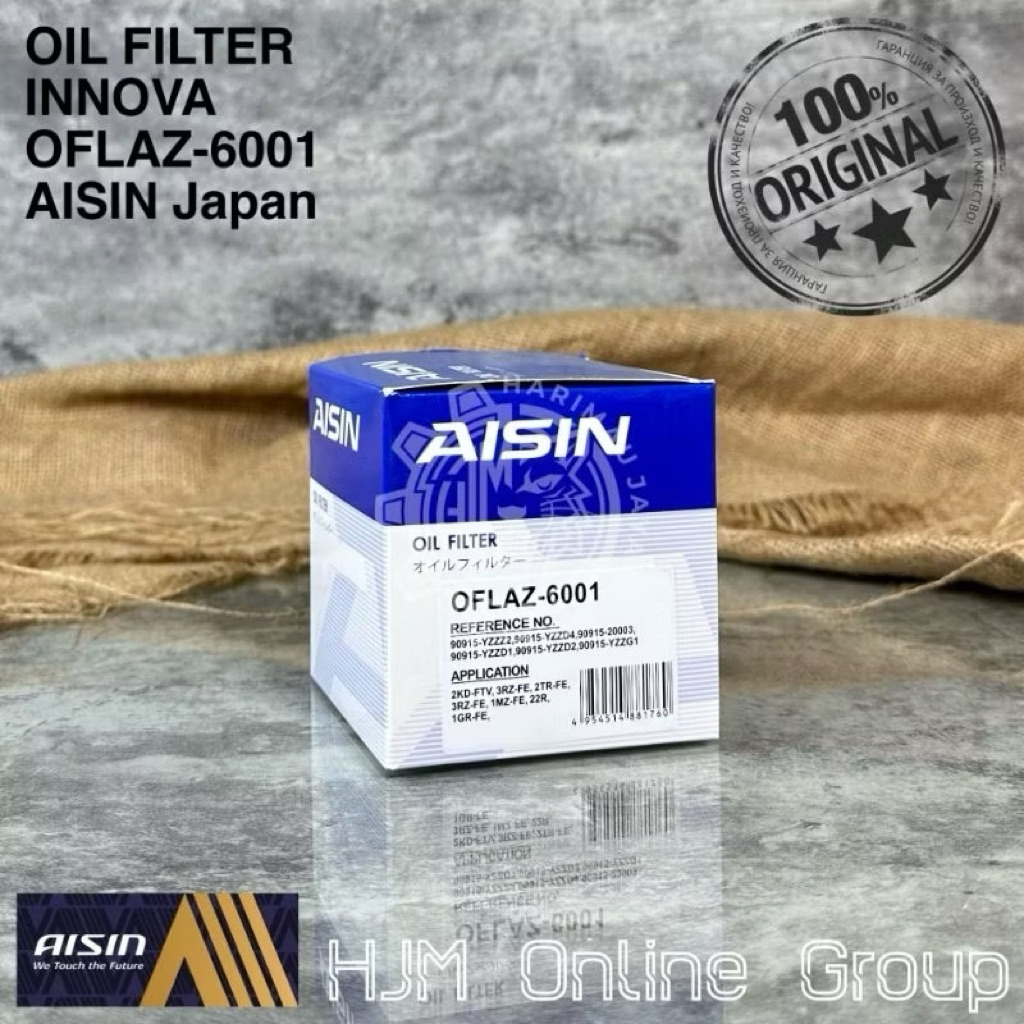 Jual OIL FILTER INNOVA REBORN FORTUNER VRZ VNT HILUX HIACE AISIN JAPAN ...