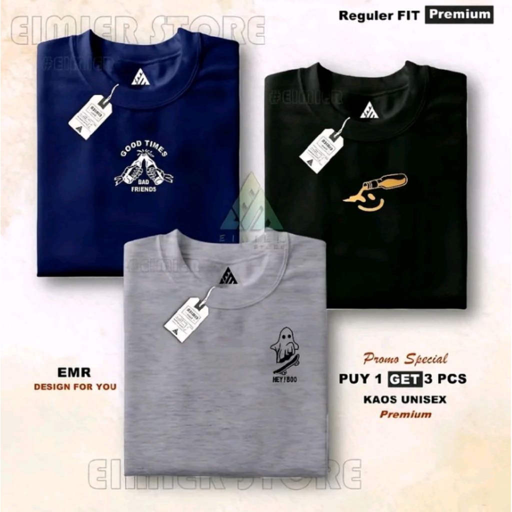 Jual Baju Kaos Distro Pria Premium - Model Netes, Desain Unik, Nyaman ...