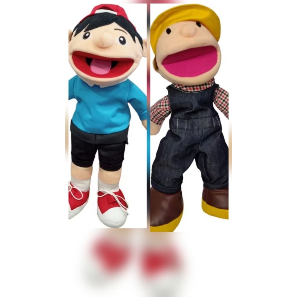 Jual Boneka Tangan Muppet Hand Puppet Boy Mainan Anak Belofty Toys ...