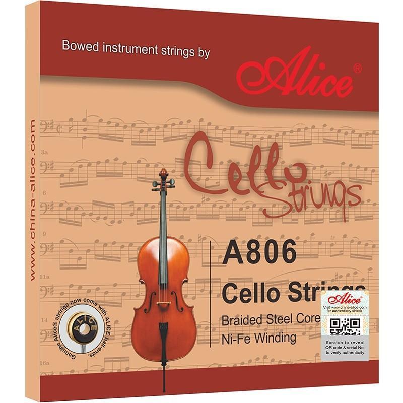 Jual Senar Cello Alice A806 Set Full (1-4) - Alice Cello Strings ...