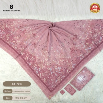 Umamascarves Hijab Box Digital Scarves V.20 Dan Tepi 3d (Tidak Free Brooch)