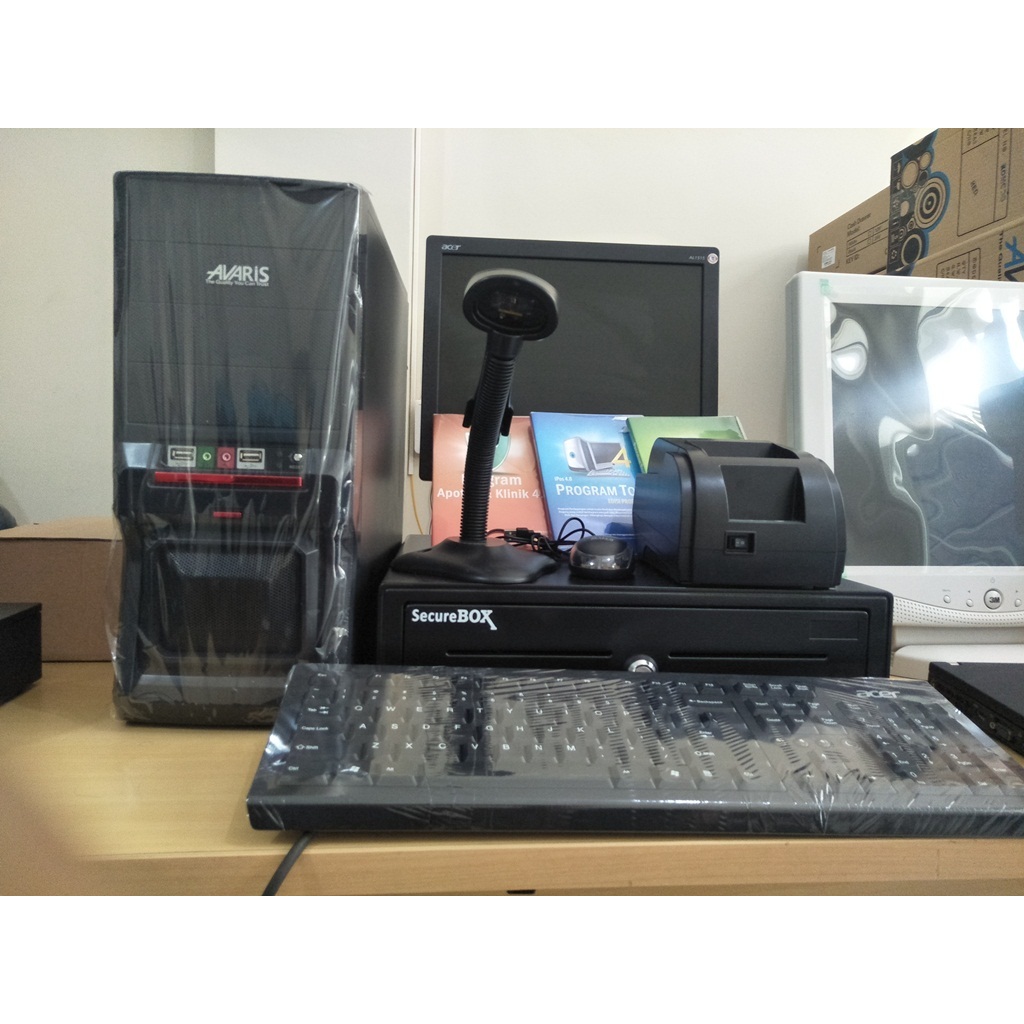 Komputer kasir intel Core i3 IIKomputer kasir fullset II komputer kasir lengkap II mesin kasir termurah II kasir komplit bergaransi