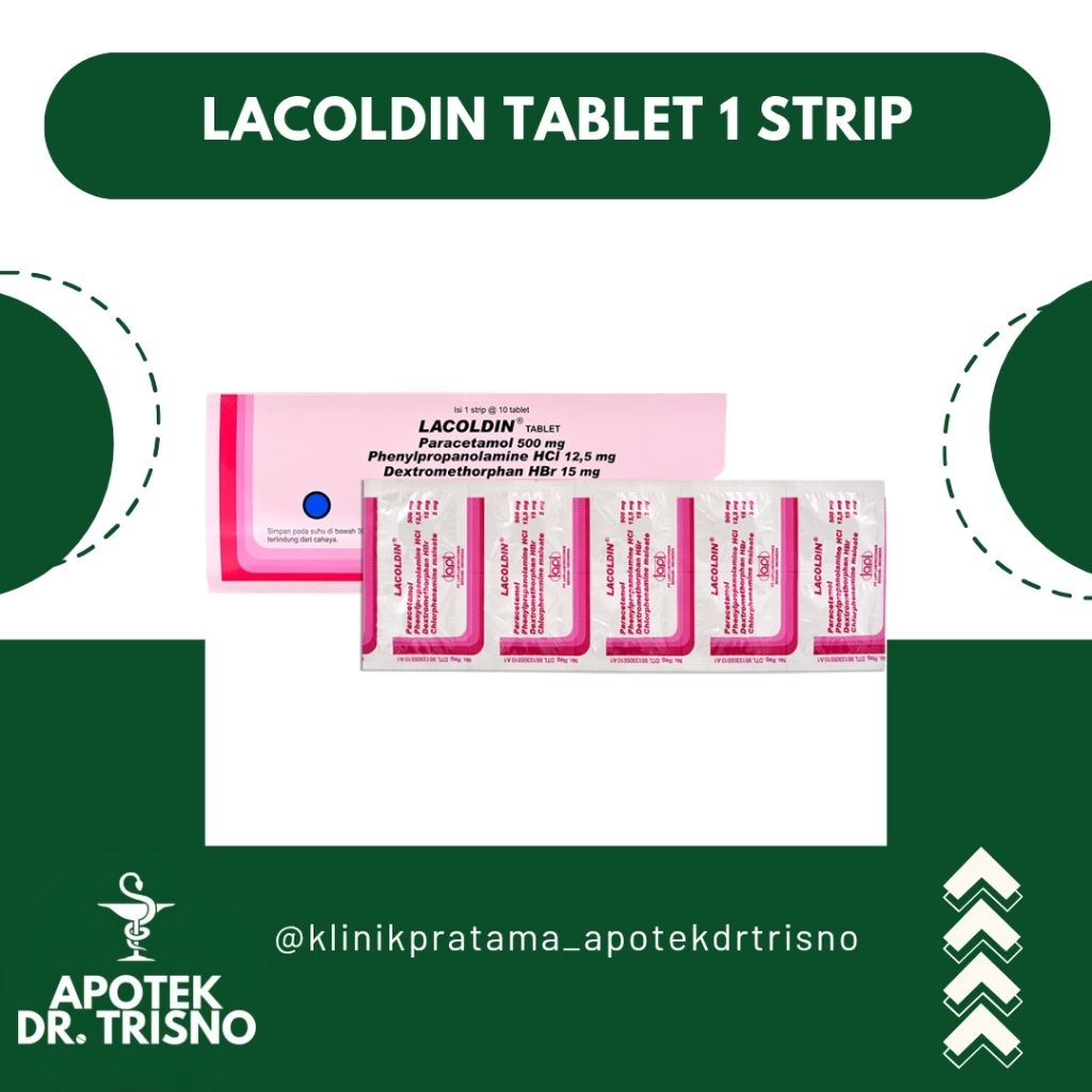 Jual LACOLDIN TABLET 1 STRIP | Shopee Indonesia