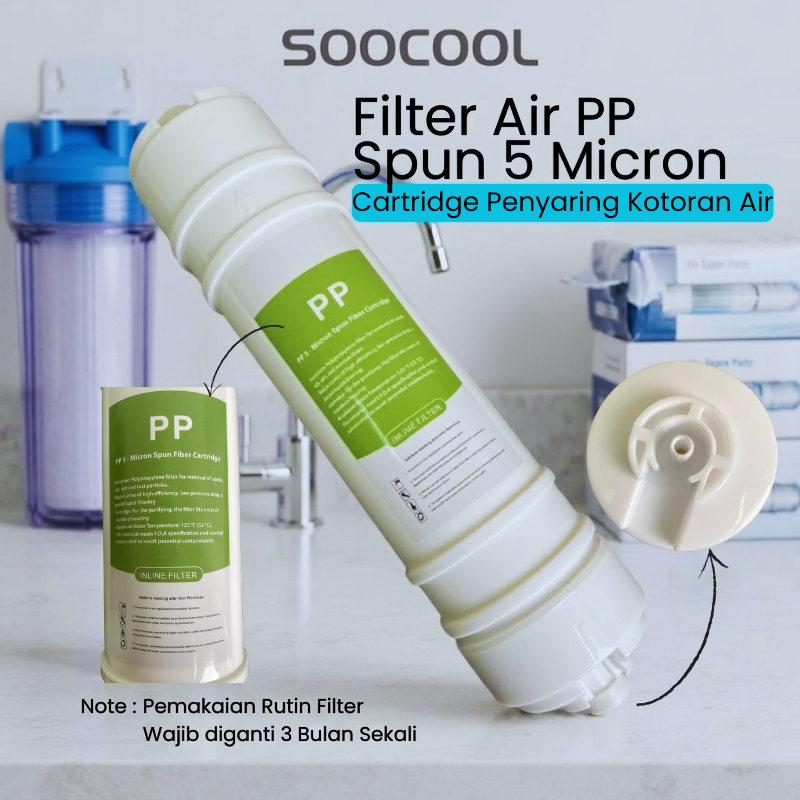 Jual Filter Air Mesin Es Batu, Water Filter PP Menyaring pasir, lumpur ...