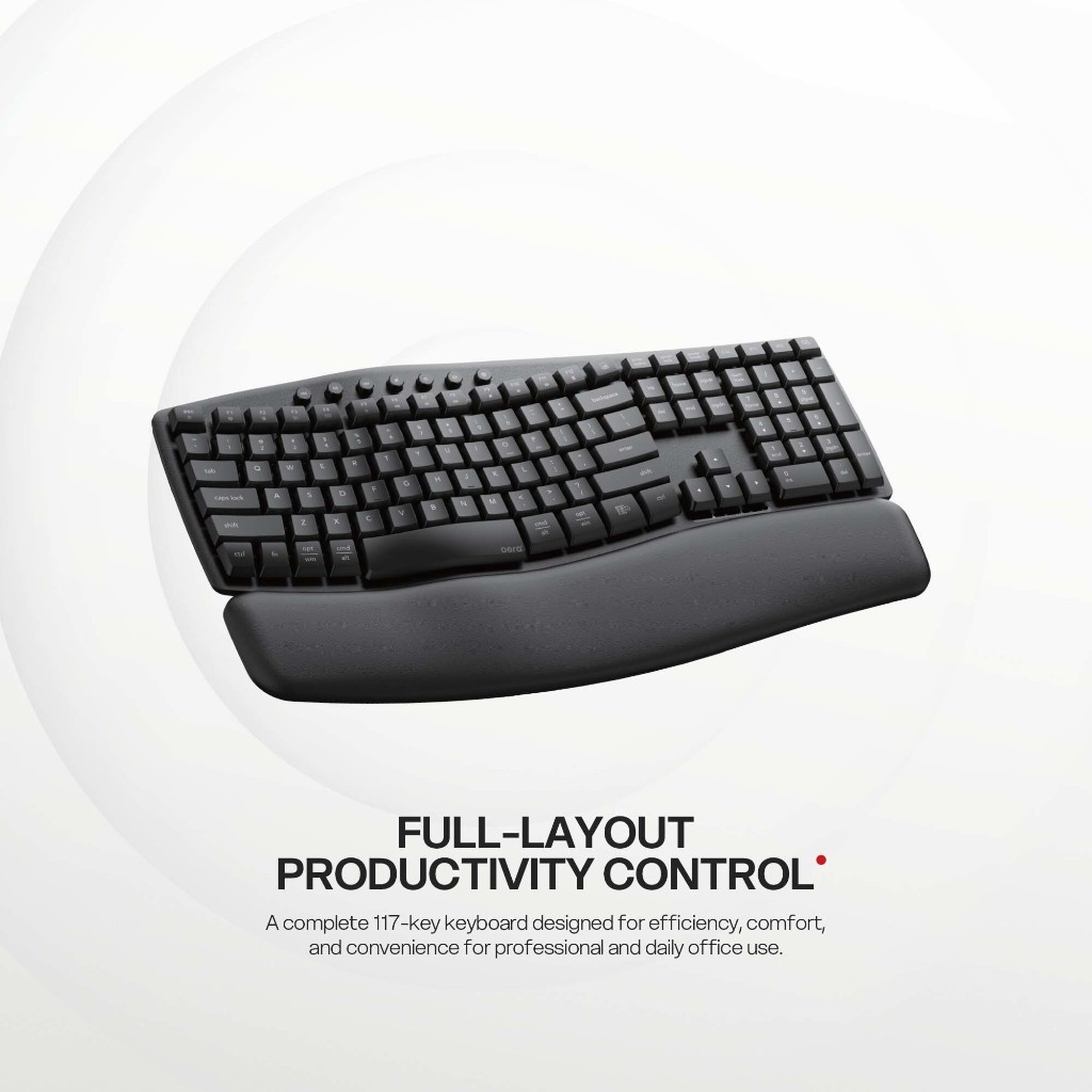 Jual Fantech WKM71 Aera Wireless Ergonomic Keyboard and Mouse Combo 2 ...