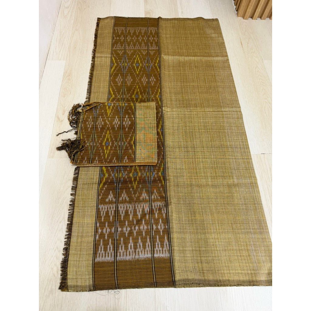 Jual kamen ndek tenun plekat polos set selendang by lila kebaya ...