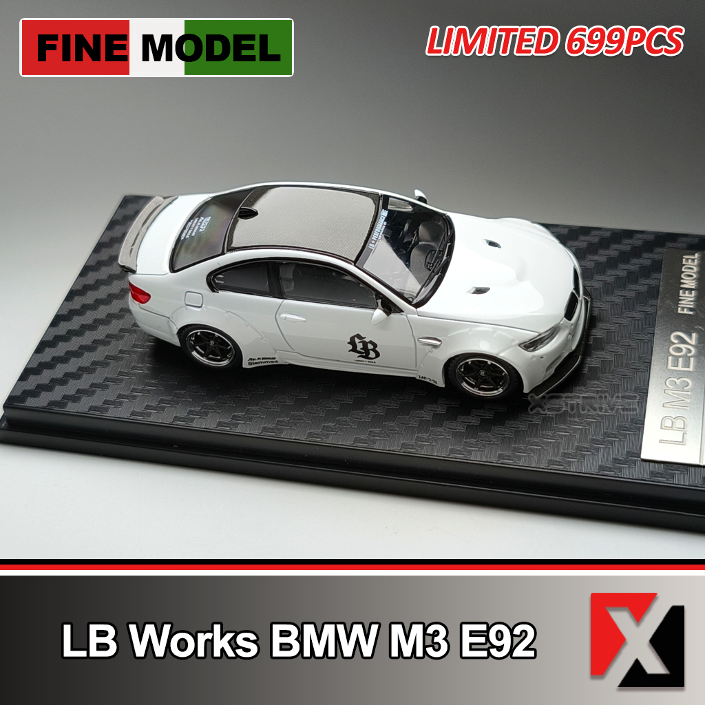 Jual Fine Model 1:64 LB Works BMW M3 E92 White | Shopee Indonesia