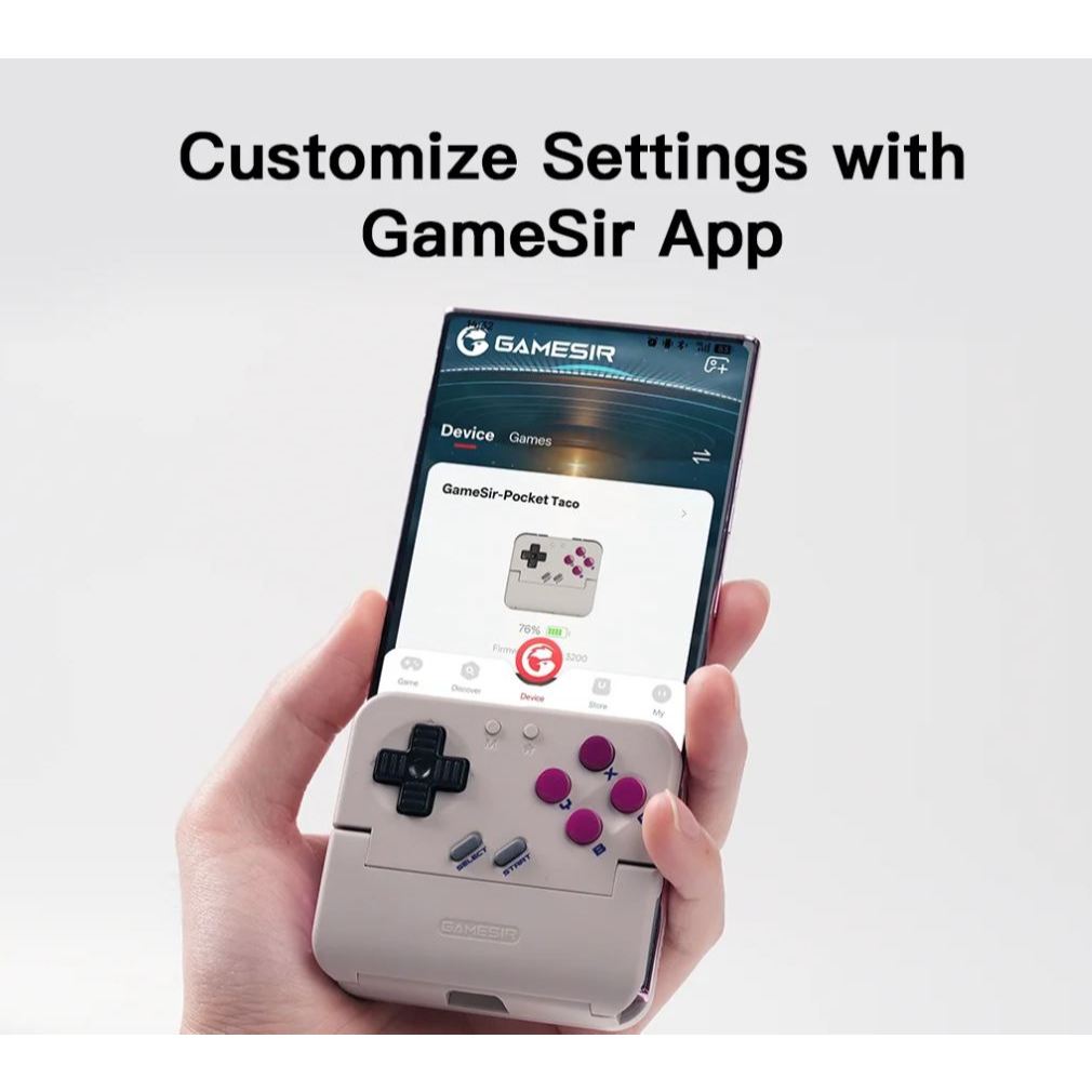 Jual GameSir Pocket Taco Wireless Bluetooth Mobile Gaming Controller ...