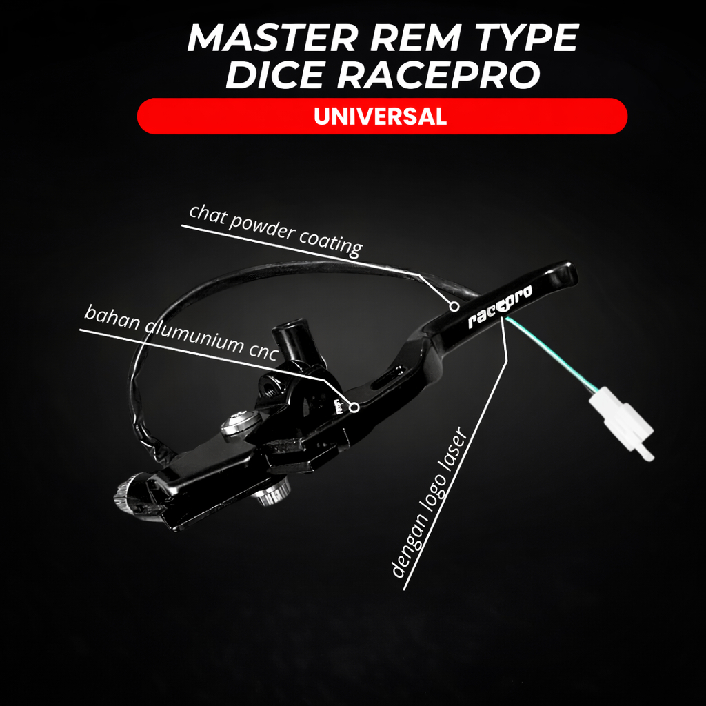Jual master rem set axial type dice 1set racepro master rem axial kotak ...