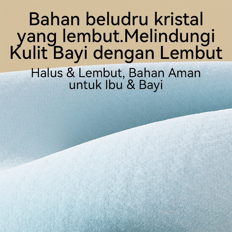 Testimoni kepuasan pembeli yang merasa terbantu dengan bantal menyusui bayi saat sibuk