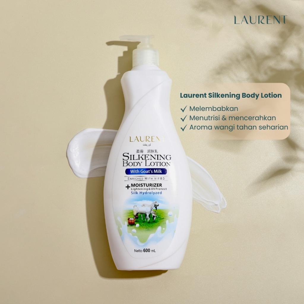 Jual Laurent Silkening Body Lotion 600mL Goat's Milk - 600 mL
