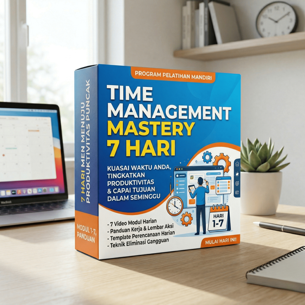 Jual E-Course TIME MANAGEMENT MASTERY 7 HARI Program Pelatihan Mandiri ...