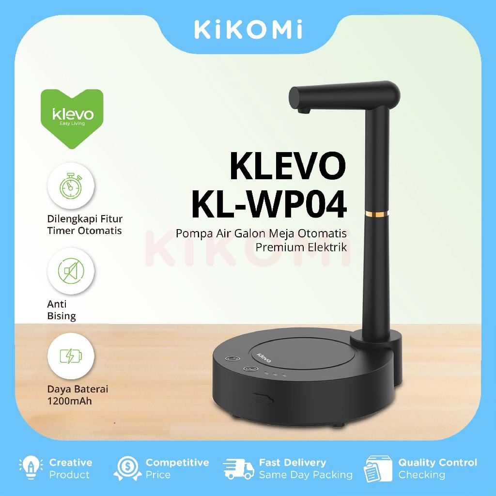 Jual KLEVO KL-WP04 POMPA AIR GALON MEJA OTOMATIS PREMIUM ELEKTRIK ...