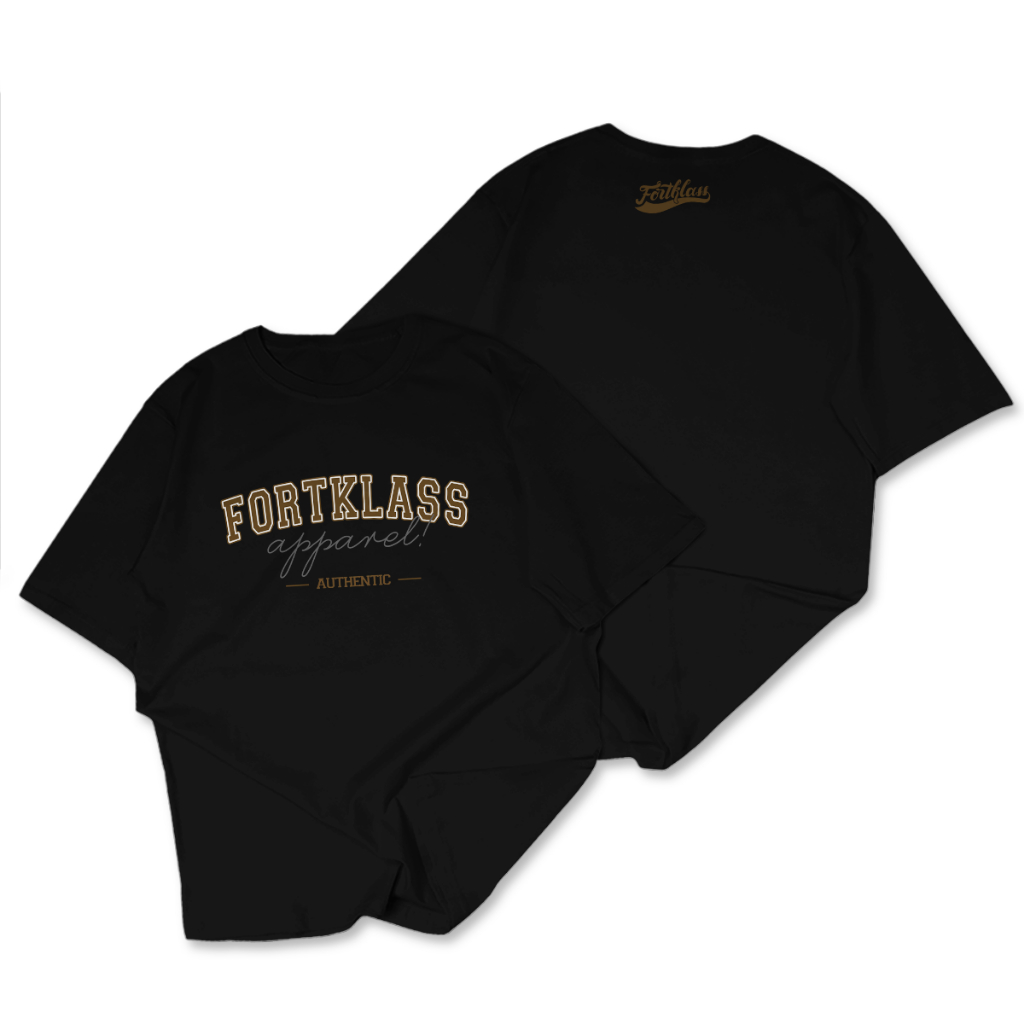 Jual FortKlass Kaos Fortklass Regular Fit Kaos Sablon 24S 30S Kaos Pria ...