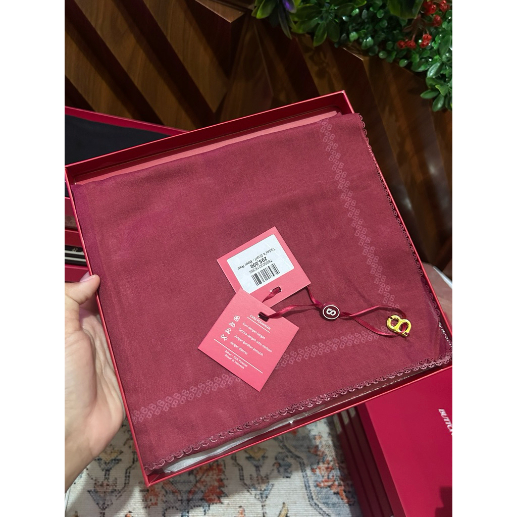Jual Modinity Raya Festival 2026 Today's Scarf (Tone Merah) | Shopee ...