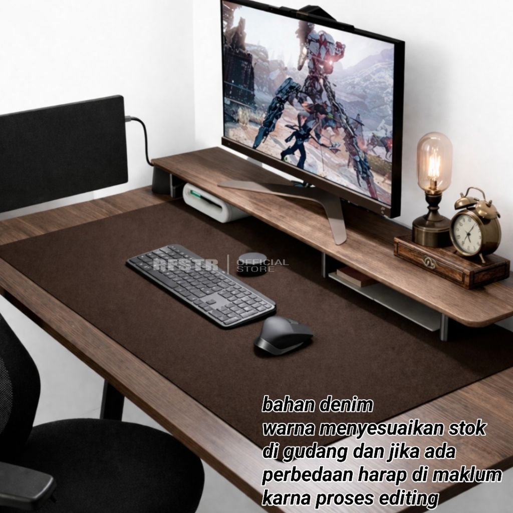 Jual ALAS KEYBOARD -TAPLAK MEJA BAHAN DENIM-TAPLAK MEJA KOMPUTER ...