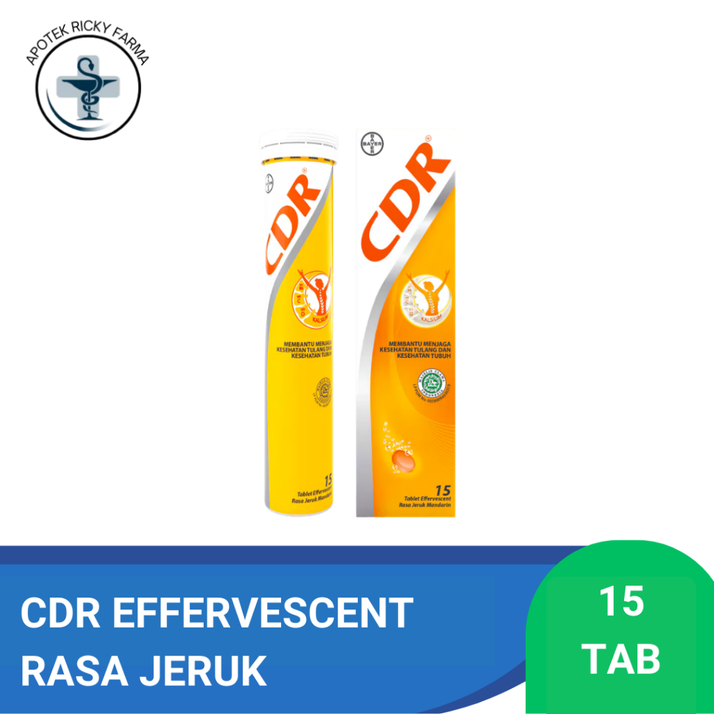 Jual CDR EFFERVESCENT 15 TABLET | Shopee Indonesia