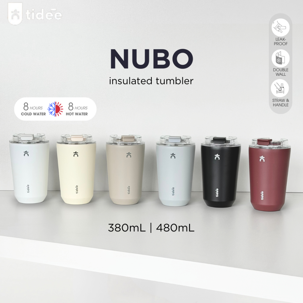 Jual Tidee - NUBO Tumbler Stainless 380mL 480mL Tahan Panas Dingin ...