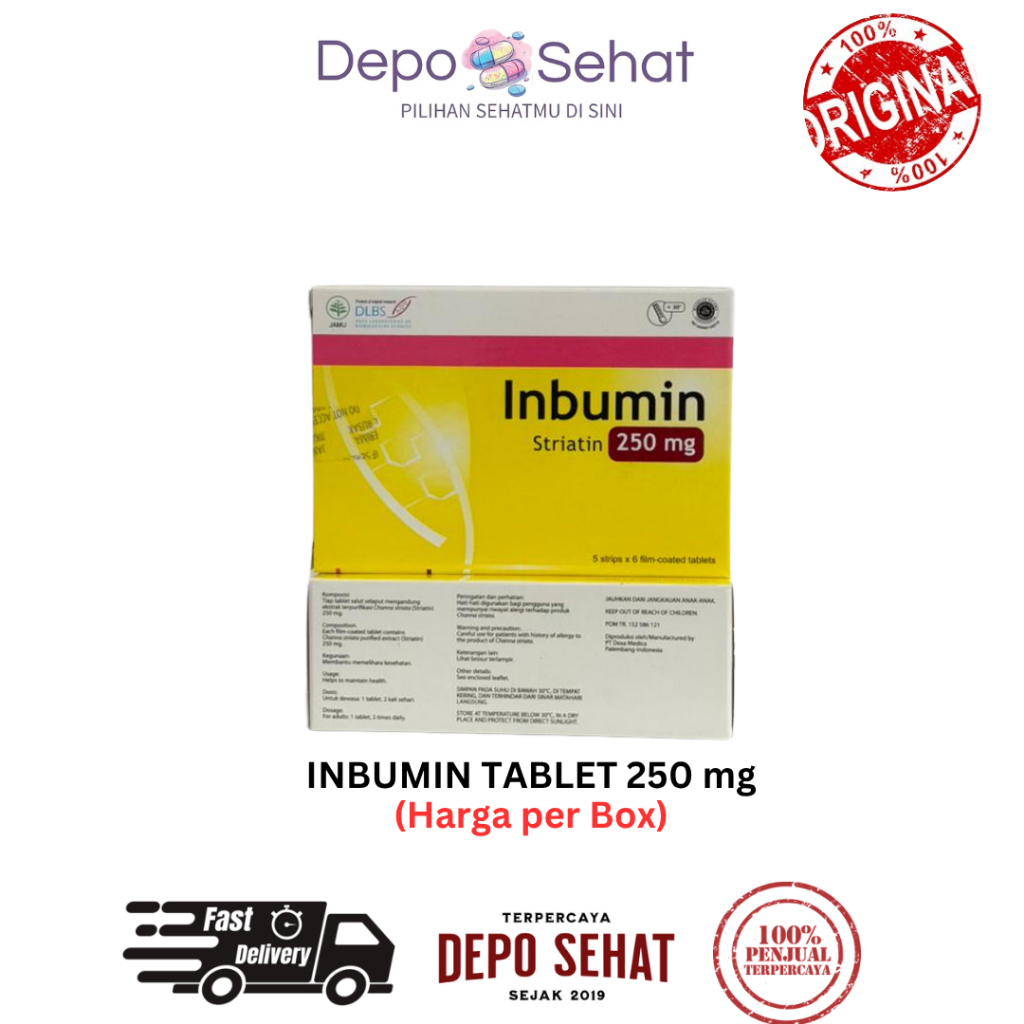 Jual INBUMIN Tablet 250mg | Shopee Indonesia