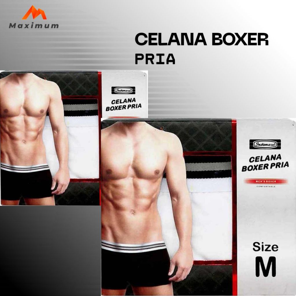 Jual Celana Dalam Boxer Pria Indomaret Nyaman Bahan 100% Katun Adem ...