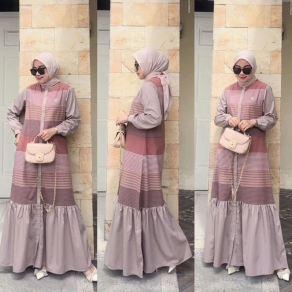 Jual Dress Dimara /dress Dimara /katun triset /Gamis by dimara,dress ...