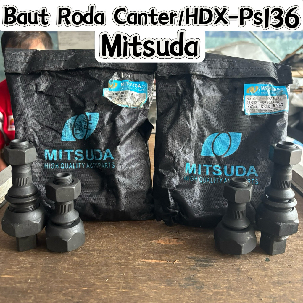 Jual Baut Roda Canter HDX Ps136 Mitsuda baut Roda belakang HDX mitsuda ...