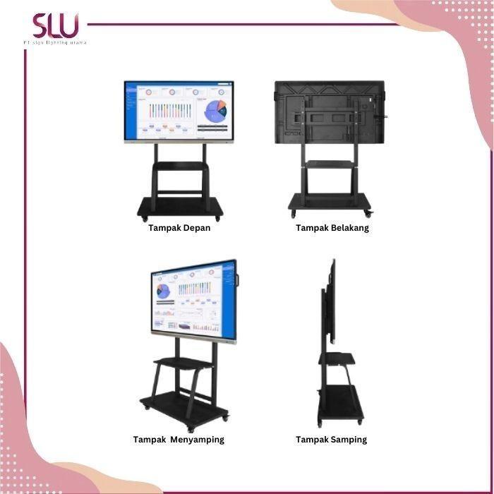 Jual Interactive Whiteboard / IFP / SMARTBOARD 75 Inch UHD 4K Dual OS ...