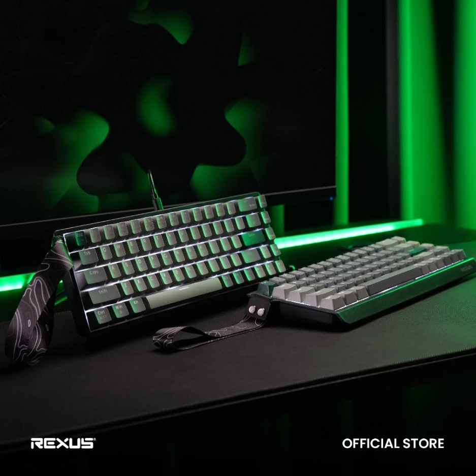 Jual Rexus Heroic KX3 V2 65% Mechanical Gaming Keyboard New Color ...