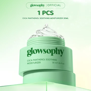 Glowsophy CICA Centella Soothing Moisturizer Gel 30ml Pelembab Wajah Ringan Kulit Berjerawat